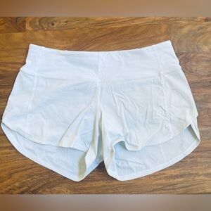Lululemon speed up run shorts.